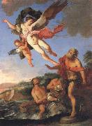 CAMPI, Giulio Neptune Pursuing Coronis oil painting reproduction